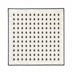Financier Silk Scarf Mini Pearl
