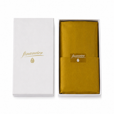 Financier Silk Scarf Mini Pearl