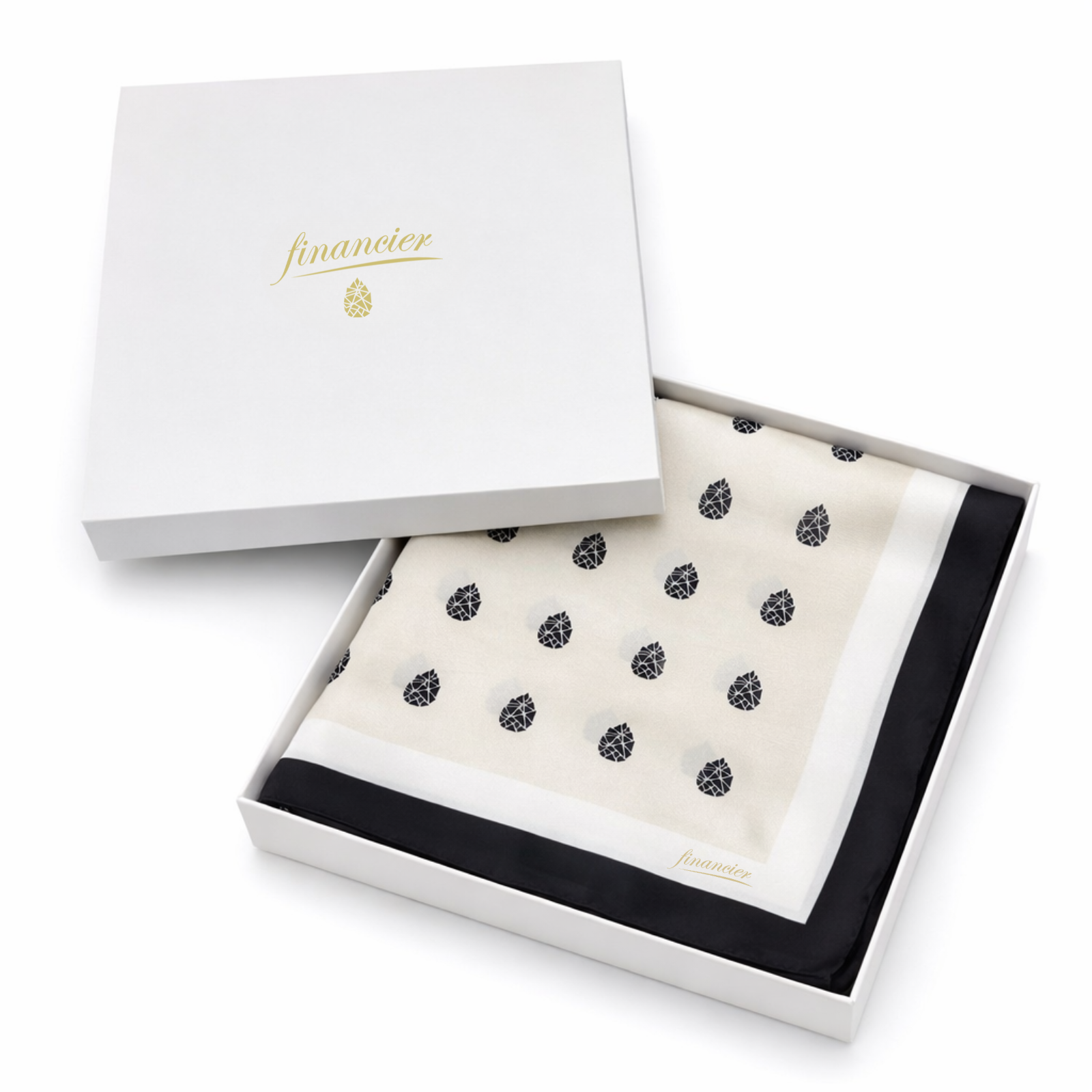 Šilkinė skarelė Financier