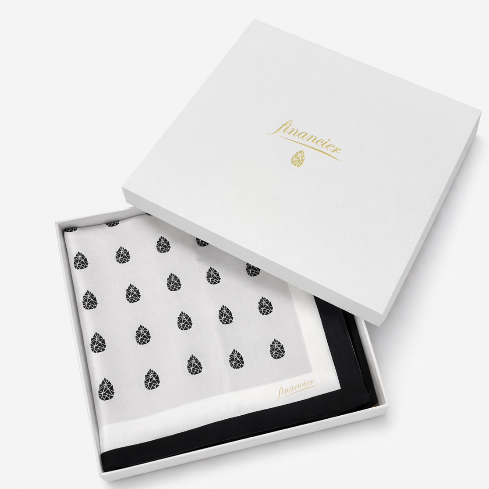 Šilkinė skarelė Financier